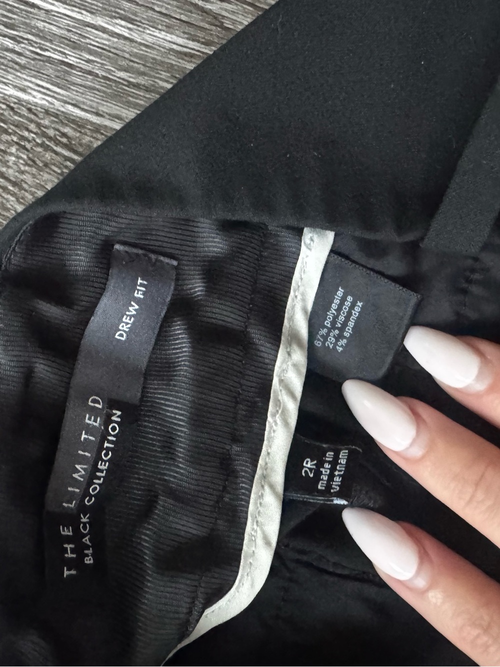 The Limited Black Collection: Drew Fit Dress Pants – Size 2 - Picture 7 of 9